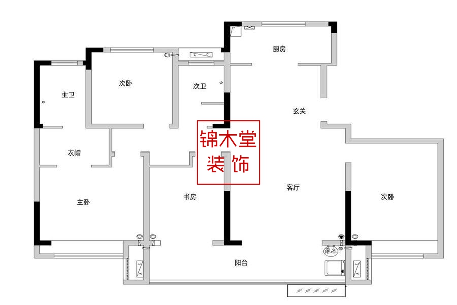 安東易連谷144平錦木(mù)堂裝飾設計(jì)