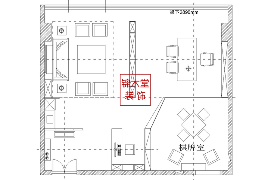 紅(hóng)宇租車保險公司辦公室錦木(mù)堂裝飾設計(jì)