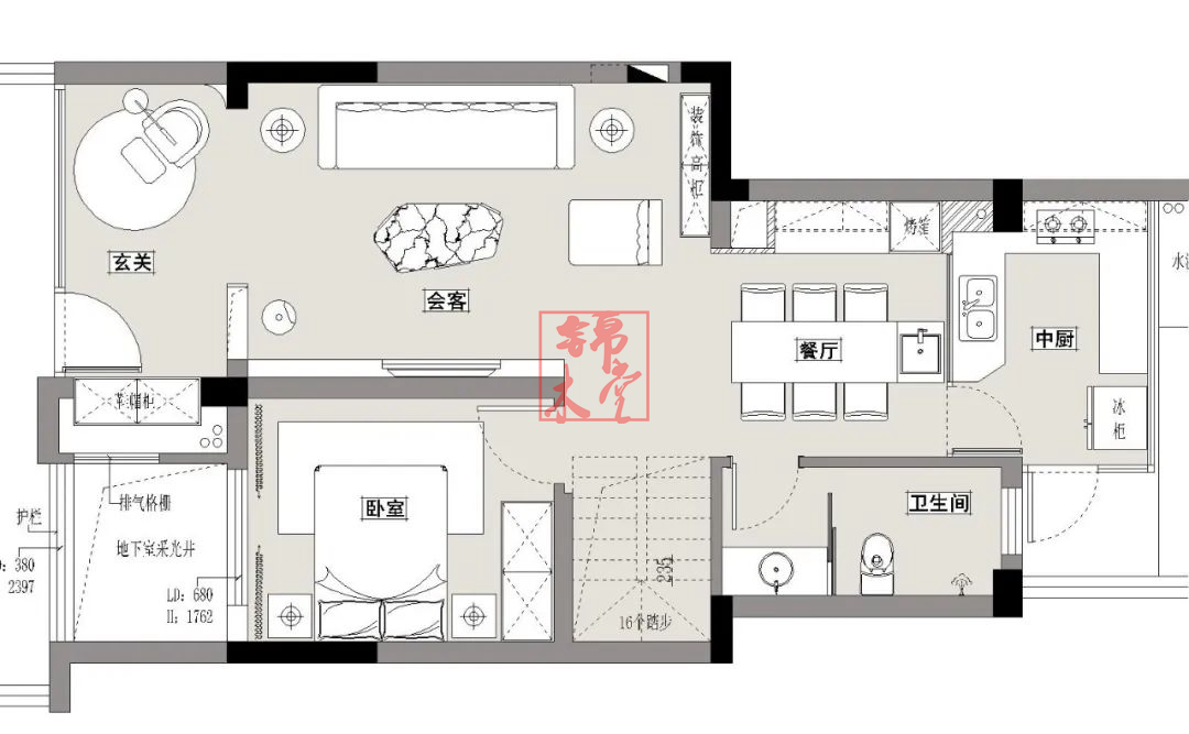 錦木(mù)堂裝飾丨皖新國玺疊級洋房現(xiàn)代風(fēng)